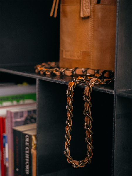 Плечевой ремень "Caja" Rich Brown. Арт QB-4637/Rich Brown