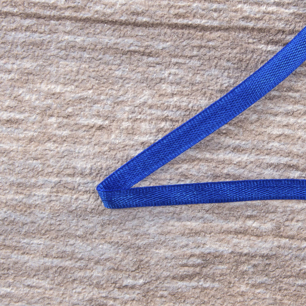 Лента для вышивания SAFISA на блистере, 4 мм, 5 м, цвет 13, синий. Арт P111-4мм-13             