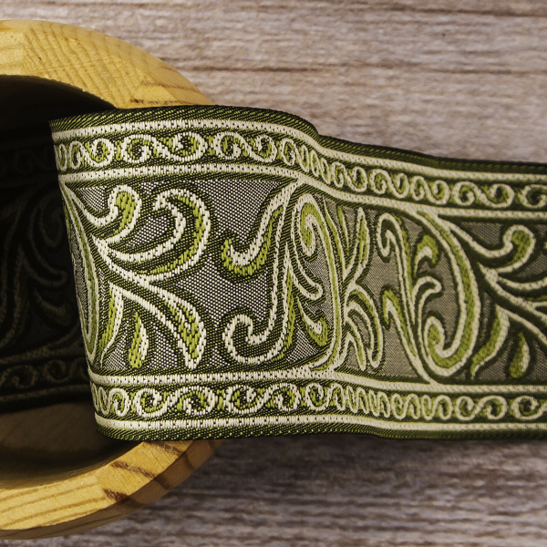 Лента жаккард SAFISA, 50 мм, 15 м, цвет 3. Арт 9079-50мм-3             