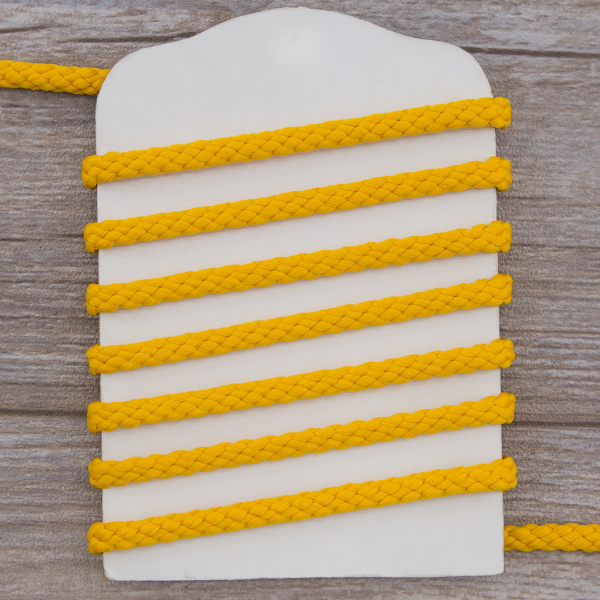 Шнур PEGA полиэстровый, цвет ярко-желтый, 6,0 мм. Арт 842949700L7301