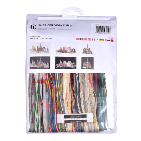 Набор для вышивания "Москва", канва аида 18 ct. Арт 510A                    