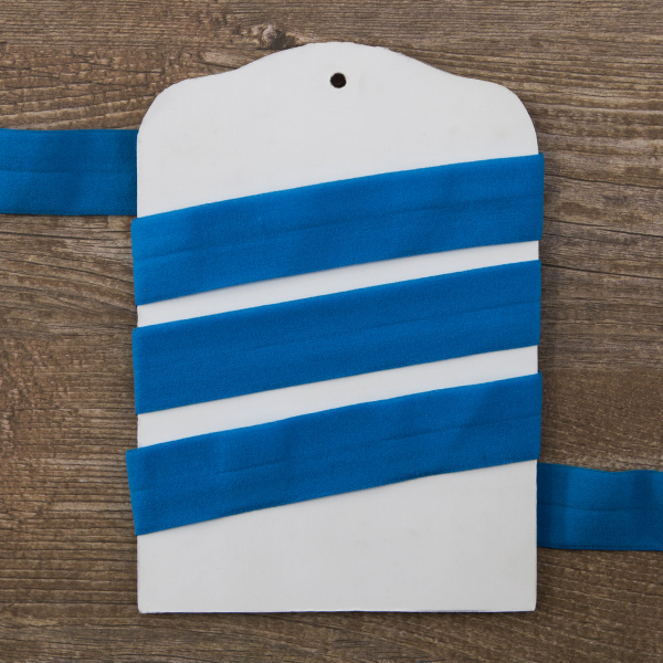 Резинка-бейка, 20 мм, цвет синий. Арт 9883-20/7160