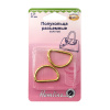 Полукольца разъемные, 25 мм. Арт 4516.25.GD/G002