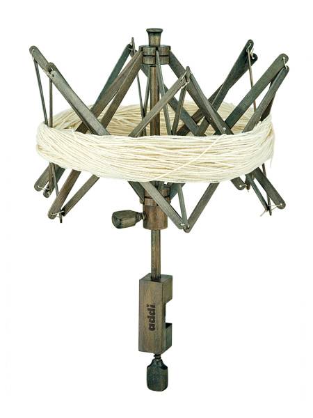 Зонт для перемотки пряжи addiUmbrella, с креплением, буковое дерево. Арт 531-2/000