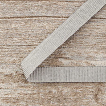 Лента репсовая SAFISA, 10 мм, 25 м, цвет 27, Серый светлый. Арт 350-10мм-27       