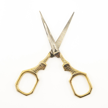 Ножницы для вышивания "Эйфелева башня", цвет золотой, в чехле, 10 см. Арт CI2820