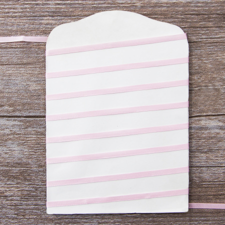 Лента для вышивания SAFISA на блистере, 4 мм, 5 м, цвет 05, нежно-розовый. Арт P111-4мм-05             