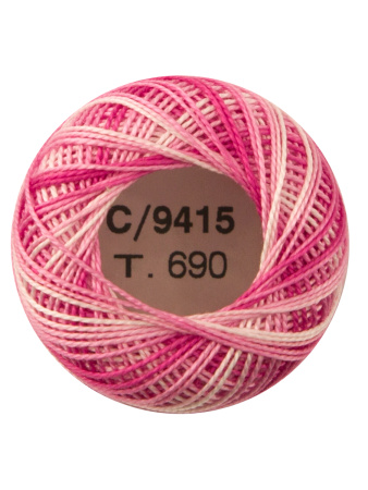 Мулине "Finca Perle"(Жемчужное"), №12,мультиколорный цвет 9415. Арт 00009/12/9415           