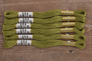 Мулине COSMO однотонный цвет  684       . Арт 25-6/684       