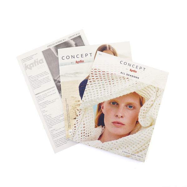 Журнал с моделями по пряже Katia SS CONCEPT 14 и ALL SEASONS 4. Арт 6225