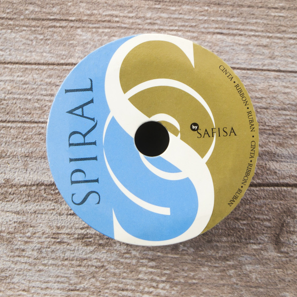 Лента органза SAFISA мини-рулон, 7 мм, 4,5 м, цвет 13, синий. Арт P00520-7мм-13           