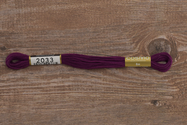 Мулине COSMO однотонный цвет  2033      . Арт 25-6/2033      