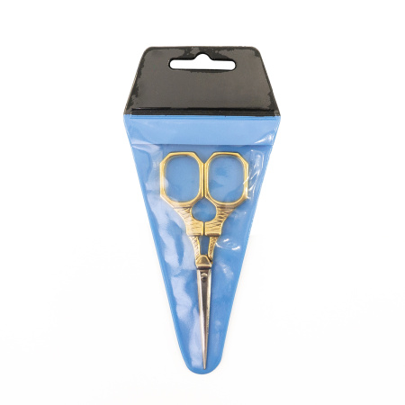 Ножницы для вышивания "Эйфелева башня", цвет золотой, в чехле, 10 см. Арт CI2820