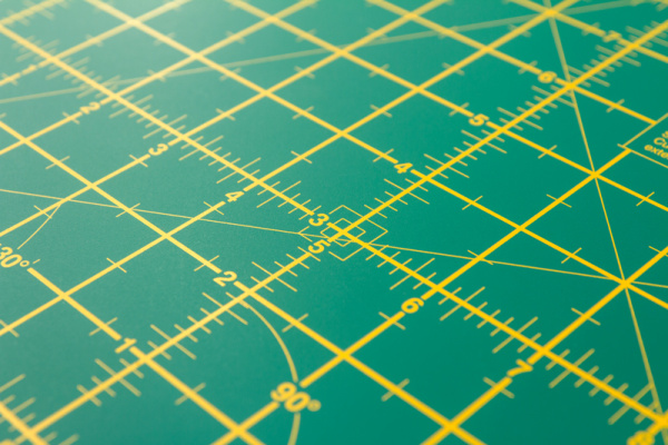 Мат для раскройного ножа двусторонний, мини, 304 мм x 228 мм, 12" x 9". Арт ER4093                  