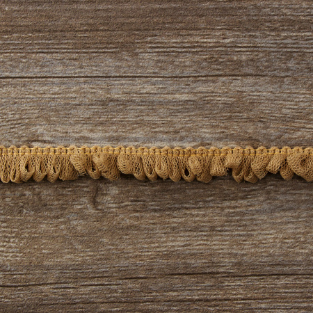 Тесьма декоративная, 17 мм, цвет бежевый. Арт 2209/27