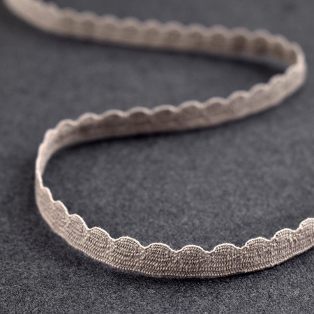 Кант-тесьма, 8 мм, цвет серый. Арт 2176/64