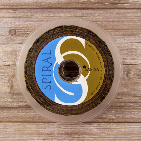 Лента жаккардовая SAFISA, 50 мм, 15 м, цвет 03. Арт 9272-50мм-03