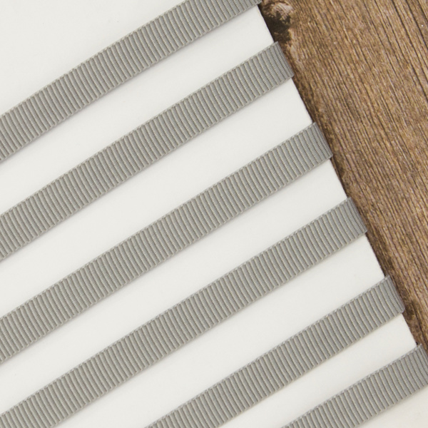 Лента репсовая PEGA, цвет серый, 7 мм. Арт 811798807G1064