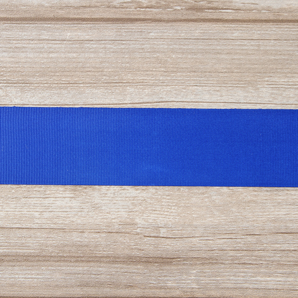 Лента репсовая SAFISA, 50 мм, 25 м, цвет 13 синий. Арт 350-50мм-13