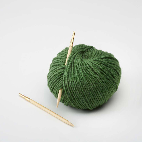 Дополнительные спицы к addiClick BAMBOO, №5 бамбук. Арт 556-7/5-000