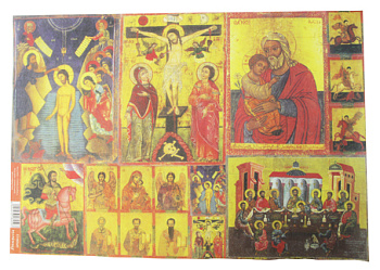 Карта для декупажа "Иконостас". Арт DFGS012