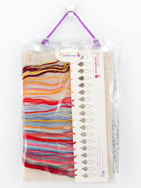 Набор для вышивания "Красные хризантемы" . Арт 04.004.05