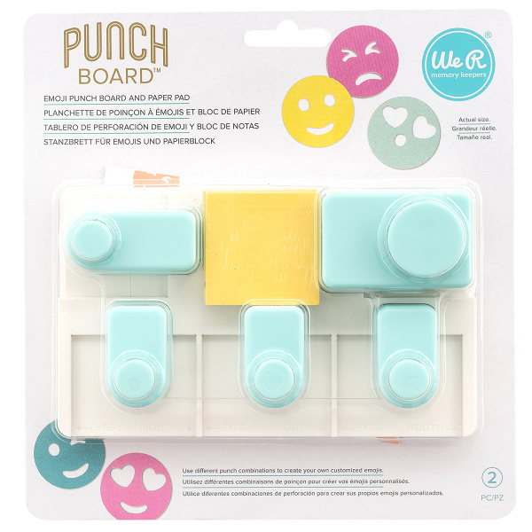 Доска «Emoji Punch Board» для вырубки смайликов. Арт 661810
