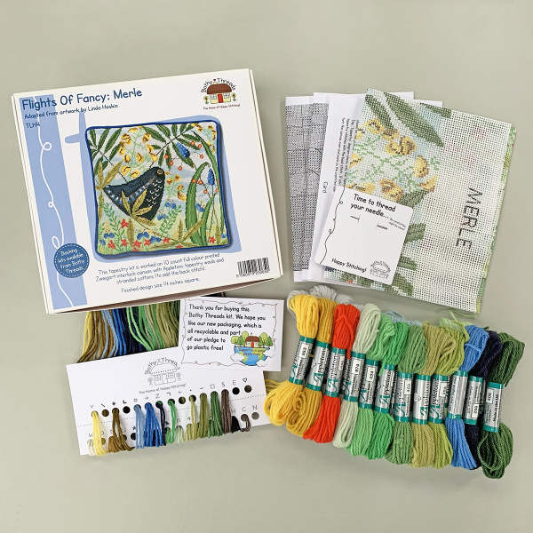 Набор для вышивания подушки "Merle Tapestry". Арт TLH4