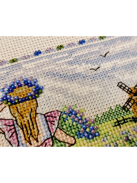 Набор для вышивания  "Поле васильков". Арт 13.003.66