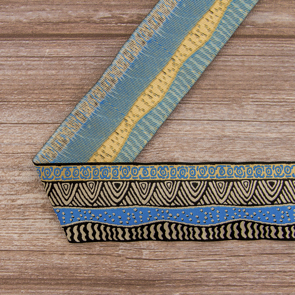 Лента жаккардовая SAFISA, 50 мм, 15 м, цвет 02. Арт 9272-50мм-02