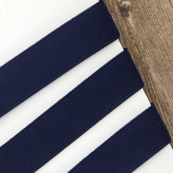 Резинка, 20 мм, цвет темно-синий. Арт 821782820L7704        