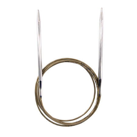 Спицы, круговые, супергладкие, addiClassic №5.5, 150 см. Арт 105-7/5.5-150