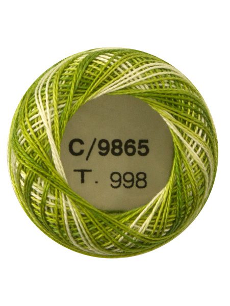 Мулине "Finca Perle"(Жемчужное), №16,мультиколорный цвет 9865. Арт 00009/16/9865           