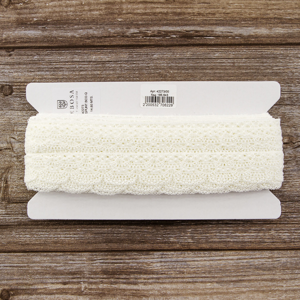 Кружево-вышивка на тюле, 20 мм. Арт 42273/00