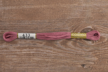 Мулине COSMO однотонный цвет  433       . Арт 25-6/433       