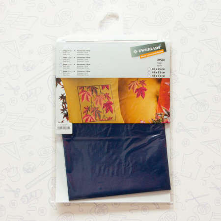 Канва в упаковке Aida 16 ct, 48 x 53 см, цвет №589. Арт н3251/589                