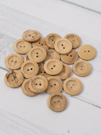 Пуговицы CONCEPT Button of Olive Wood, размер 44, дерево, цвет NAT. Арт 6412H-044-COL.NAT
