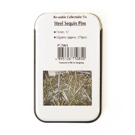 Булавки-гвоздики в жестянной коробочке. Арт PT.708.S