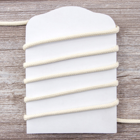 Шнур плетеный SPIRAL ( SAFISA), 4 мм, 25 м, цвет кремовый. Арт 25281-4-56