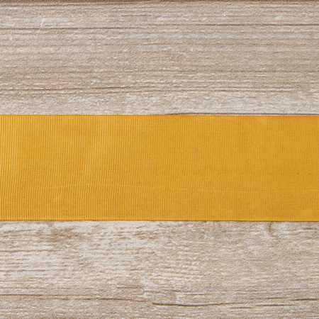 Лента репсовая SAFISA, 50 мм, 25 м, цвет 54 бежево-золотистый. Арт 350-50мм-54