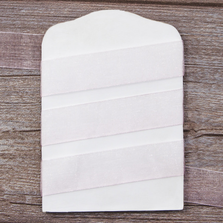 Лента органза SAFISA мини-рулон, 25 мм, 2,5 м, цвет 05, розовый. Арт P00520-25мм-05          