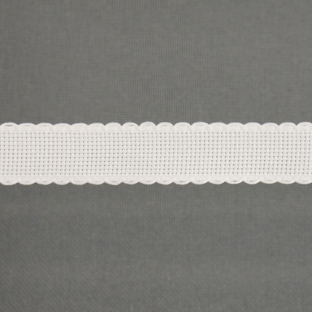 Лента канвовая Aida для вышивания 14 ct ширина 2,5 см. Арт 7002/1