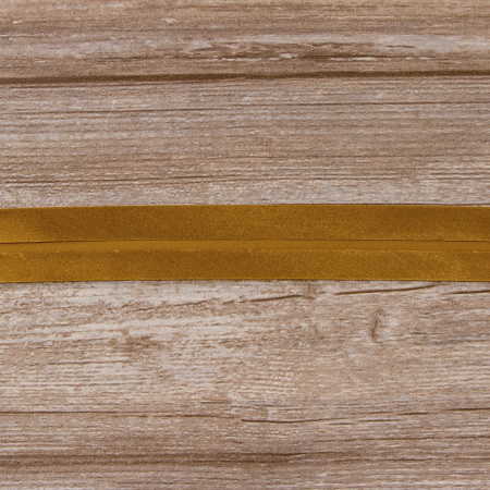 Косая бейка атласная 30 мм, 25 м, цвет 64, молочный шоколад. Арт 6260-30мм-64            