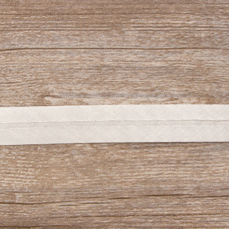 Косая бейка хлопок, 20 мм, 20 м, цвет 27, цвет светло-серый. Арт 6570-20мм-27