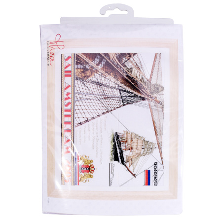 Набор для вышивания "Парус 2005", канва Jobelan 27 ct. Арт 440                     