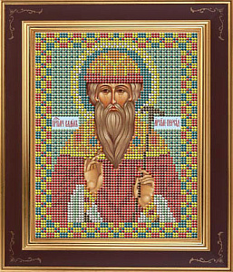 Набор для вышивания бисером Икона "Св. Вадим". Арт М206