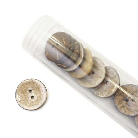 Пуговицы CONCEPT, размер 40, кокос, цвет COL.NAT натуральный. Арт 1919H-040-COL.NAT