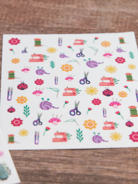 Слайдеры для дизайна ногтей, 5 блистеров в упаковке. Арт N4387/1