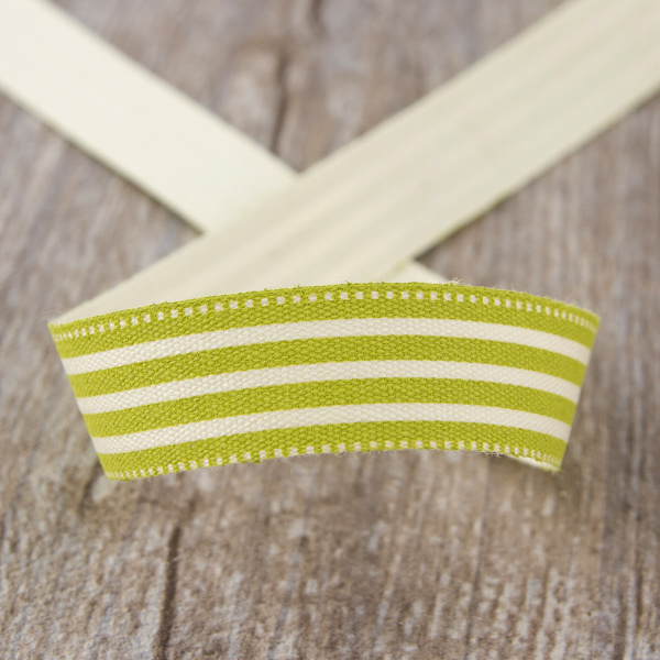 Лента хлопковая на картонной мини-катушке "Полоски". Арт VR15.056