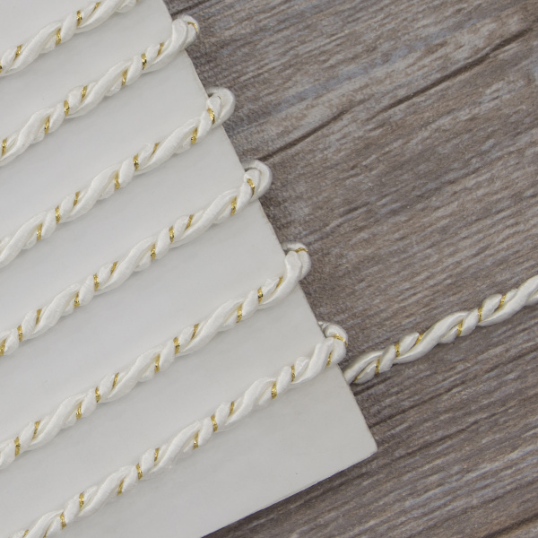 Шнур витой PEGA, белый, 5 мм. Арт 845219850DA702          